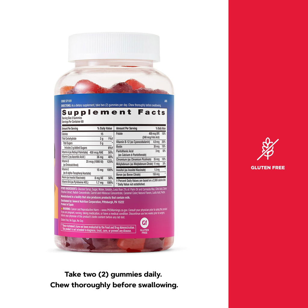 GNC Milestones Teen Multivitamin Gummies - 120 Gummies - image 2
