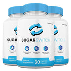 Gold Nutra SugarSwitch Capsules Glycogen Support - 3 Pack