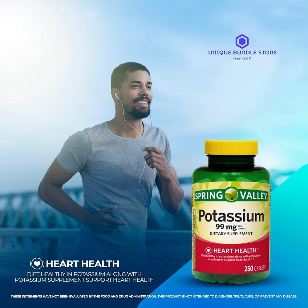 Unique Bundle Potassium Supplement 99 mg