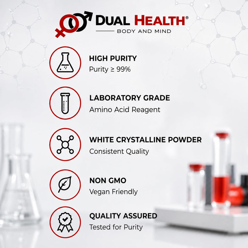 Dual Health L-Glutamine Pure Powder 5000mg - 5 lbs - image 5