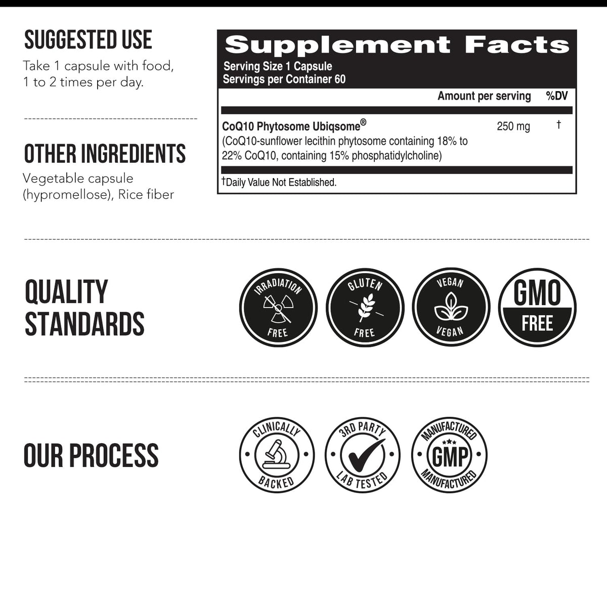 Triquetra Health SoActive CoQ10 250 mg Phytosome - 60 Capsules - image 3