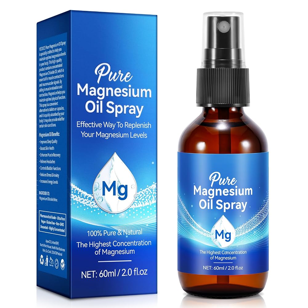 O.SECERT Pure Magnesium Oil Spray Topical - 2.02 Fl Oz