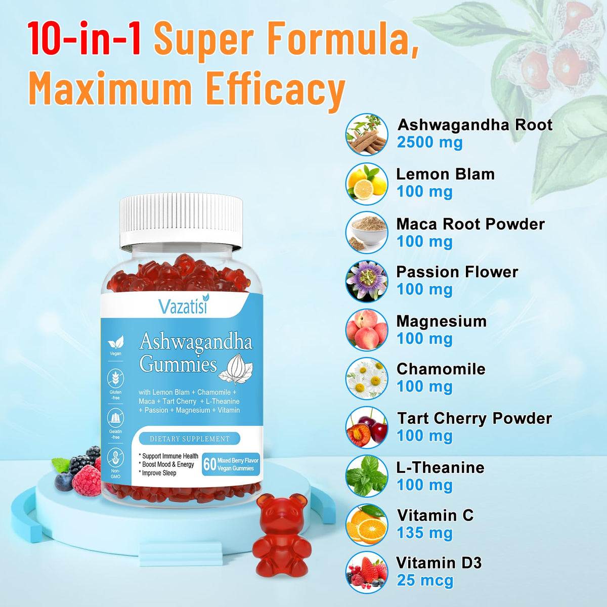 Vazatisi Ashwagandha Gummies