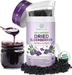 Purify Life USDA Organic Dried Elderberries - 1 lb