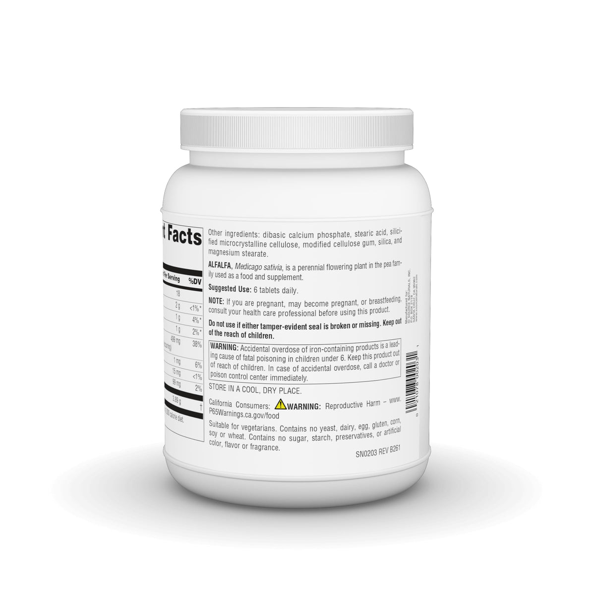 Source Naturals Alfalfa 10 Grain Dietary Supplement - 1000 Tablets - image 4