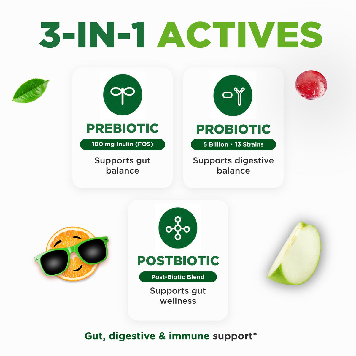 Lifeable Kids Pre Post Probiotic Gummies 5 Billion - 90 Gummies - image 4