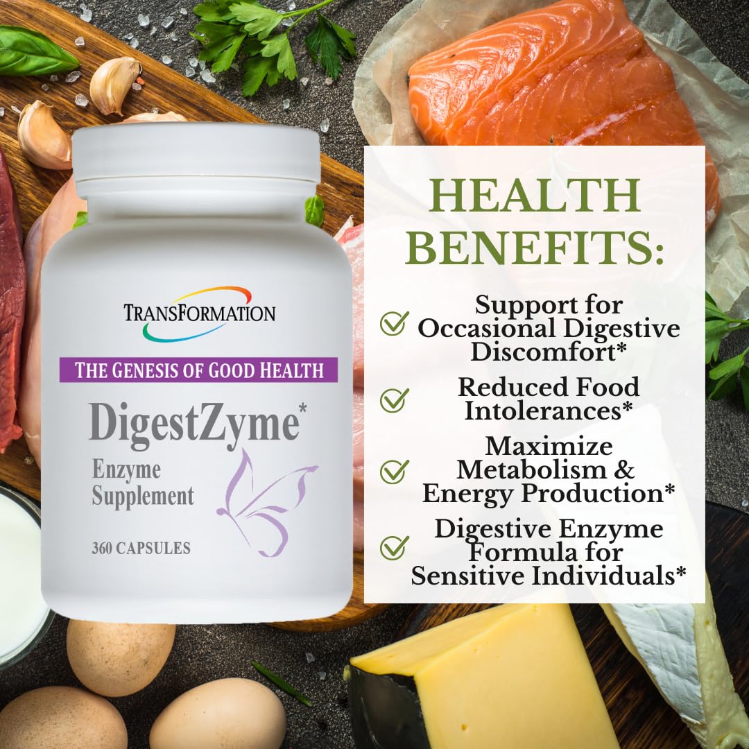 TRANSFORMATION DigestZyme Enzyme Supplement for Kids - 360 Capsules - image 2