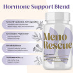 MenoRescue Menopause Support Supplement for Hot Flashes - 60 Capsules - image 5