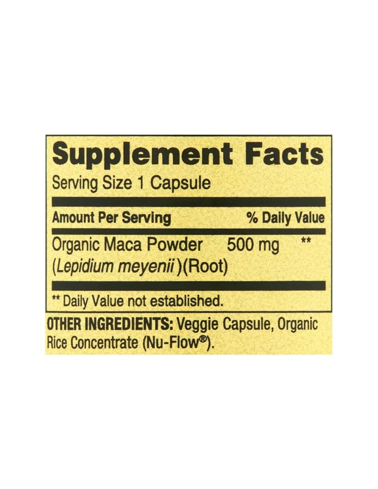STS Home Spring Valley Maca Root 500mg Capsules - 90 Capsules - image 3