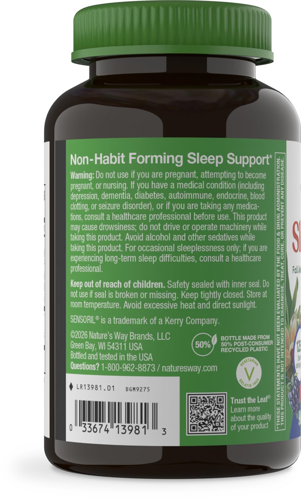 Nature's Way Sleep Well Melatonin Gummies - 90 Gummies - image 11