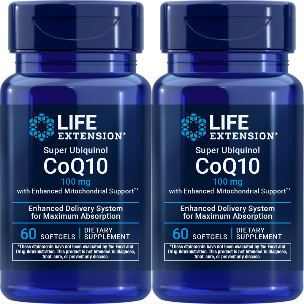 Life Extension Super Ubiquinol CoQ10 100 mg - 120 Softgels