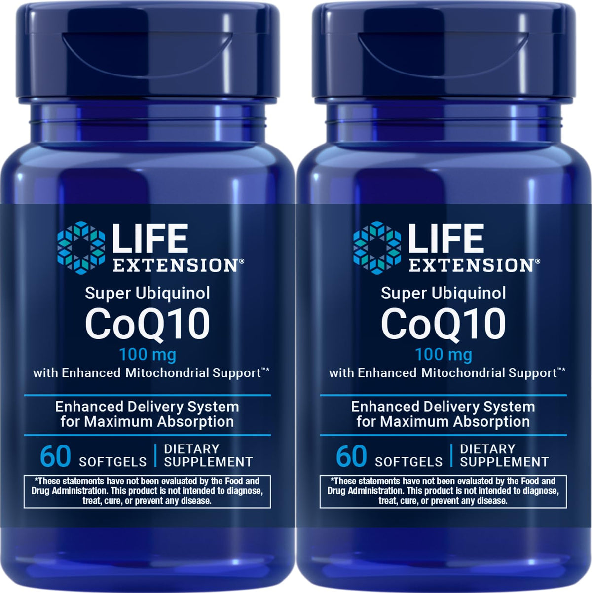 Life Extension Super Ubiquinol CoQ10 100 mg - 120 Softgels