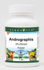 Terravita Andrographis 3% Powder - 3 oz (Pack of 3)
