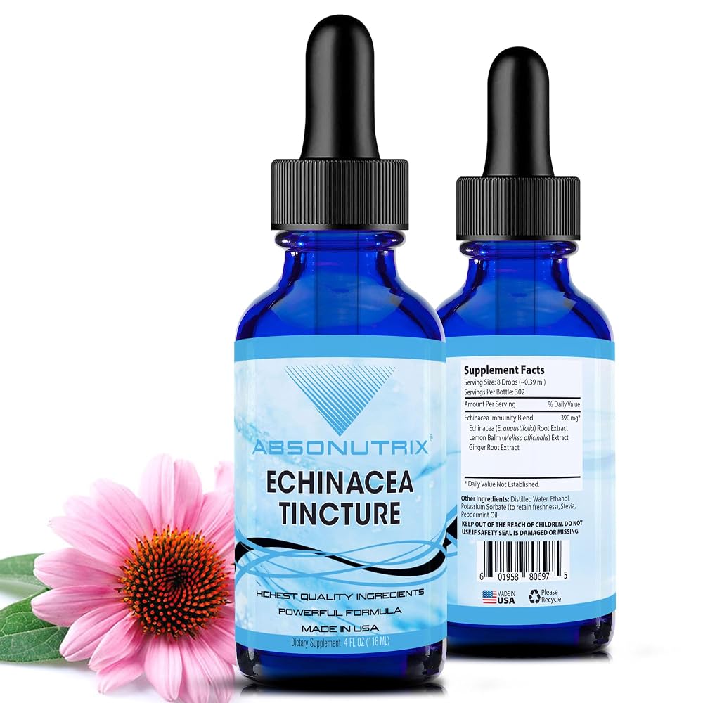 Absonutrix Echinacea Tincture Advanced Formula 390 mg - 4 Fl Oz