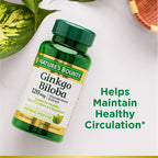 Nature's Bounty Ginkgo Biloba 120 mg Double Strength - 200 Capsules - image 5