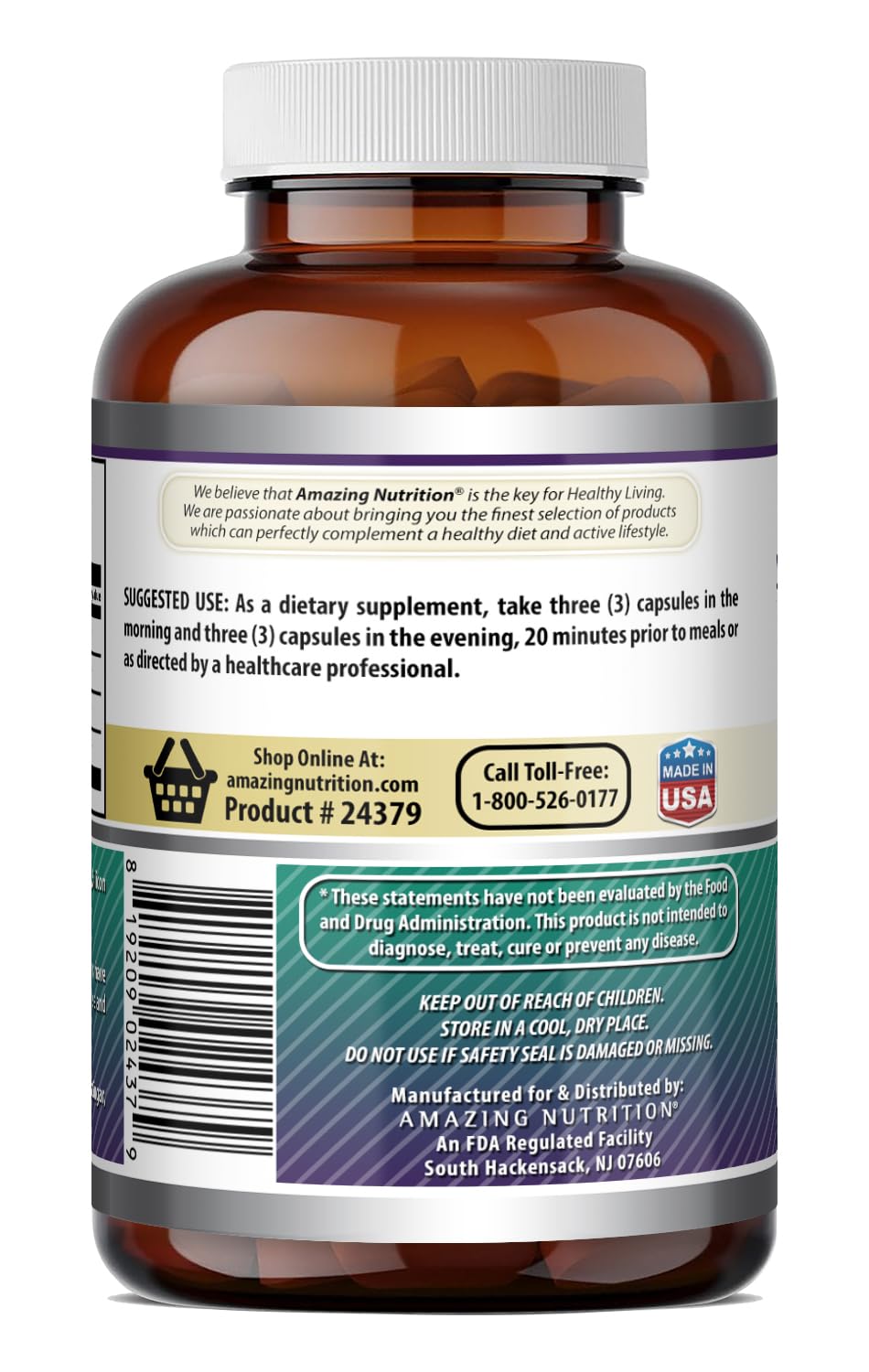 Amazing Formulas Advanced Collagen 1600mg Per Serving Supplement