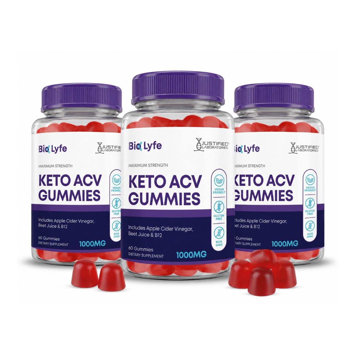 Justified Laboratories Bio Lyfe Keto Gummies 1000MG