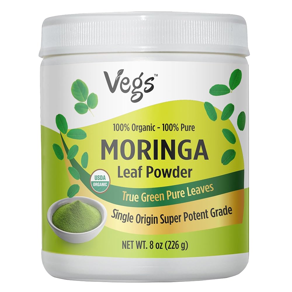 Vegs Moringa Powder Organic Freeze Dried - 8 oz