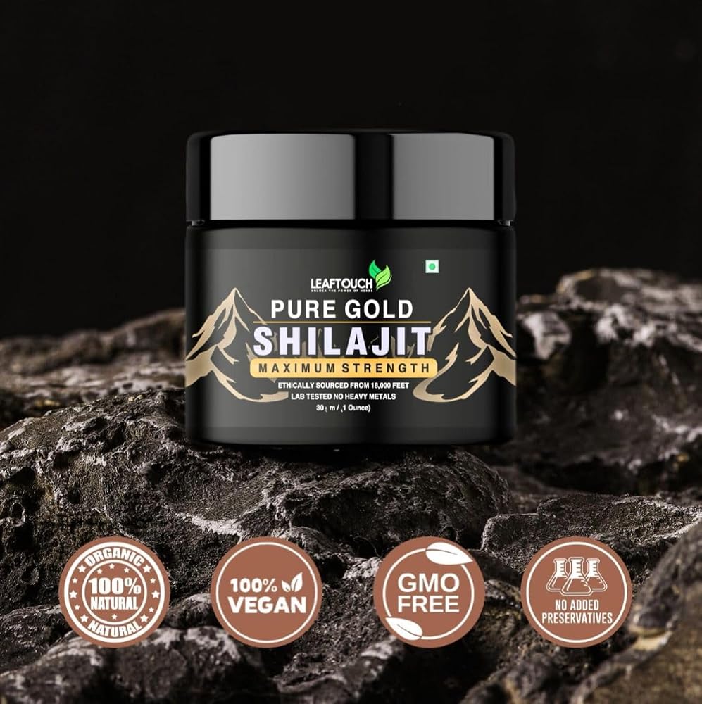 LEAFTOUCH-UNLOCK THE POWER OF HERBS LEAFTOUCH Shilajit with Fulvic