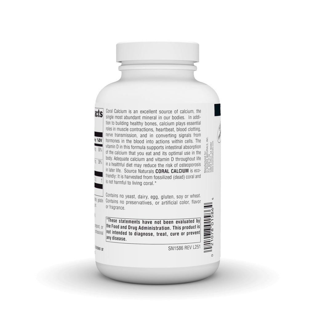 Source Naturals Coral Calcium 600mg