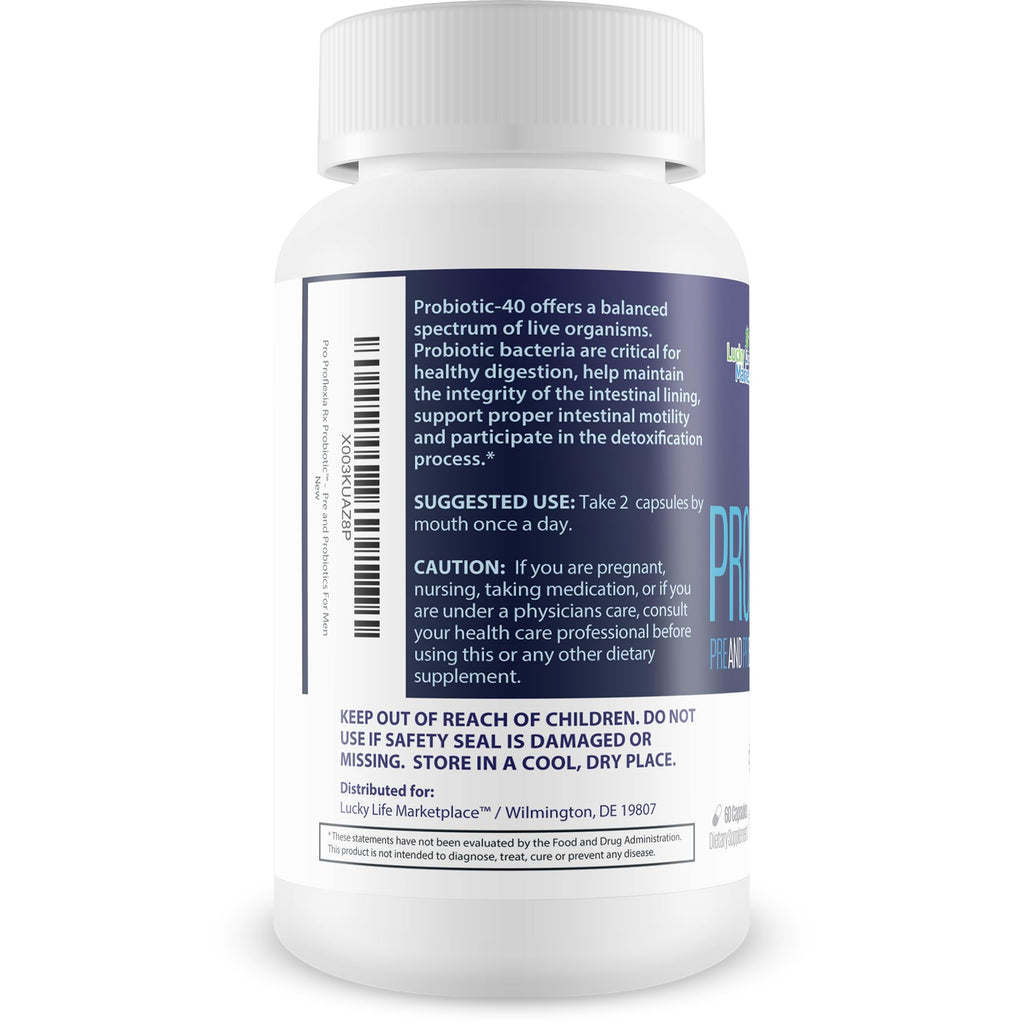 Generic Probiotic Proflexia Rx Male Formula - 40 Billion CFU - 1 Count - image 3