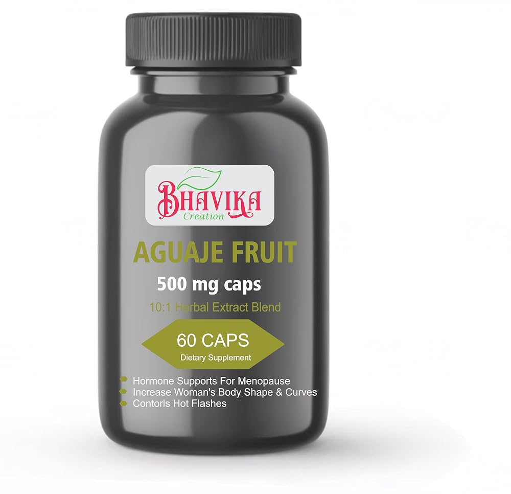 bhavika Creation Aguaje Herbal Supplement - 60 Vegetarian Capsules