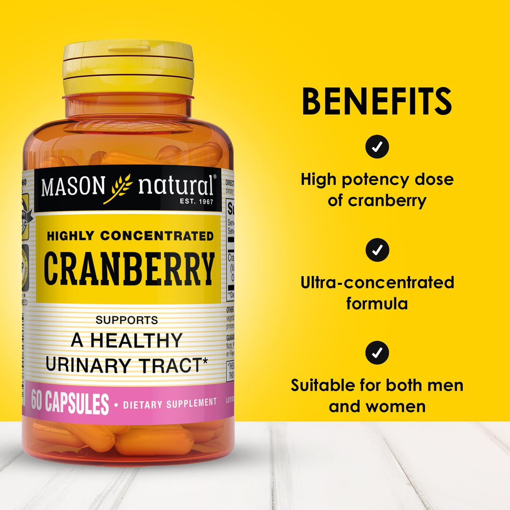 MASON NATURAL Cranberry 900 mg Capsules - 60 Count - image 2