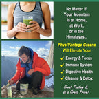 PhysiVantage Organic Greens Powder for Energy & Immunity - 25 Servings - image 3