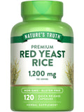 Nature's Truth Red Yeast Rice Herbal Supplement 1200 mg - 120 Capsules