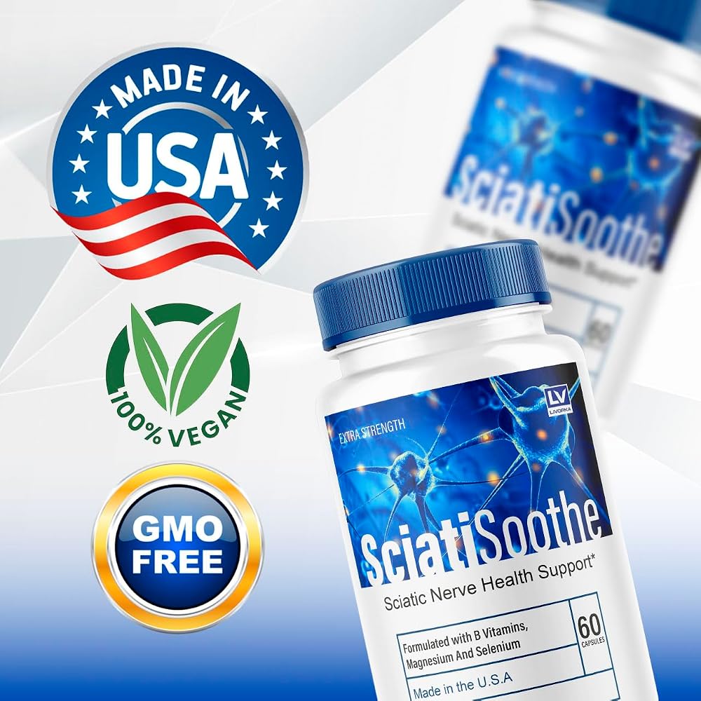 LIVORKA Sciatisoothe Supplement - 60 Capsules - image 4