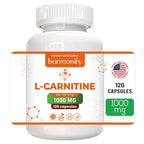 HARMONIFY L-Carnitine 1000 mg - 120 Vegetarian Capsules
