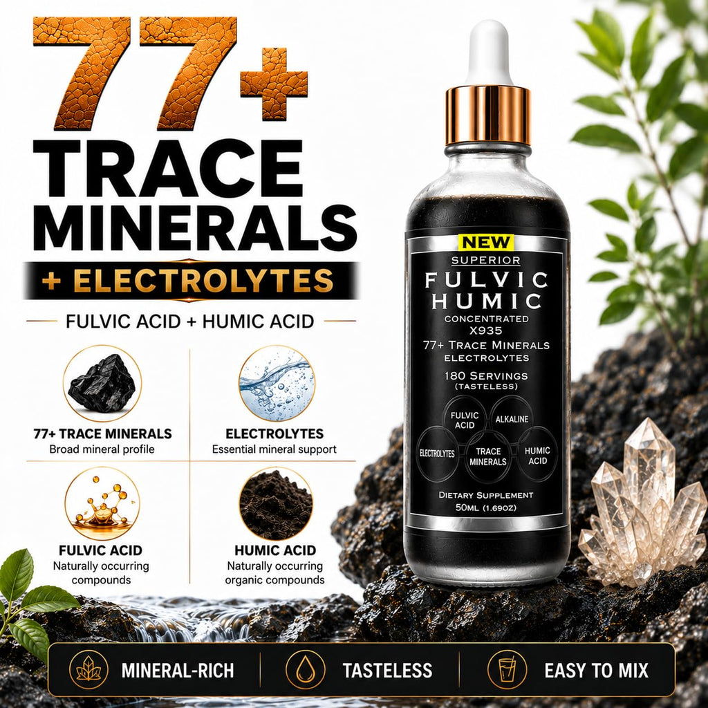 Superior Fulvic Humic X935 Mineral Drops 77+ Trace Minerals - 50 mL - image 6