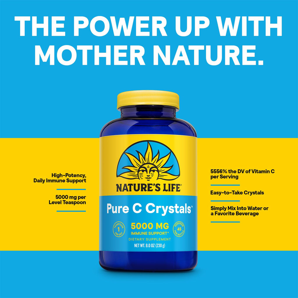 Nature's Life Pure Vitamin C Crystals 5000mg - 45 Servings - image 4