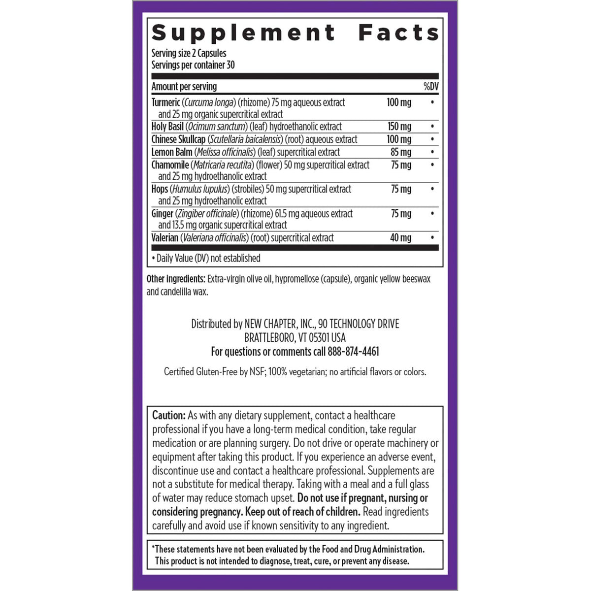 New Chapter Turmeric Force Nighttime Sleep Aid - 60 Capsules - image 6