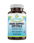 Livamed Nootropic Brain Support Focus Supplement - 60 Softgels