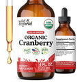 Wild & Organic Cranberry Extract Liquid Drops Urinary Tract Support - 4 oz