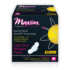 Maxim Maxion Ultra Thin Winged Pads Regular - 10 Count