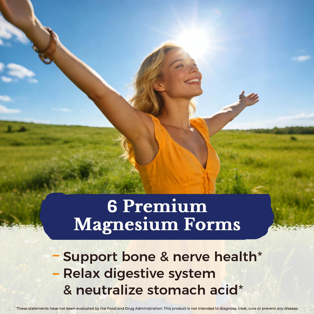 Vitalitown Magnesium Complex 376mg with Probiotics - 60 Capsules - image 4