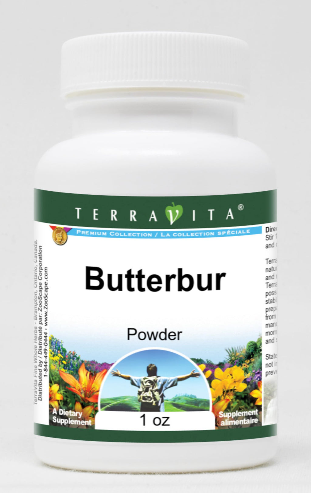 Terravita Butterbur Powder Extract - 3 Pack (1 oz each)