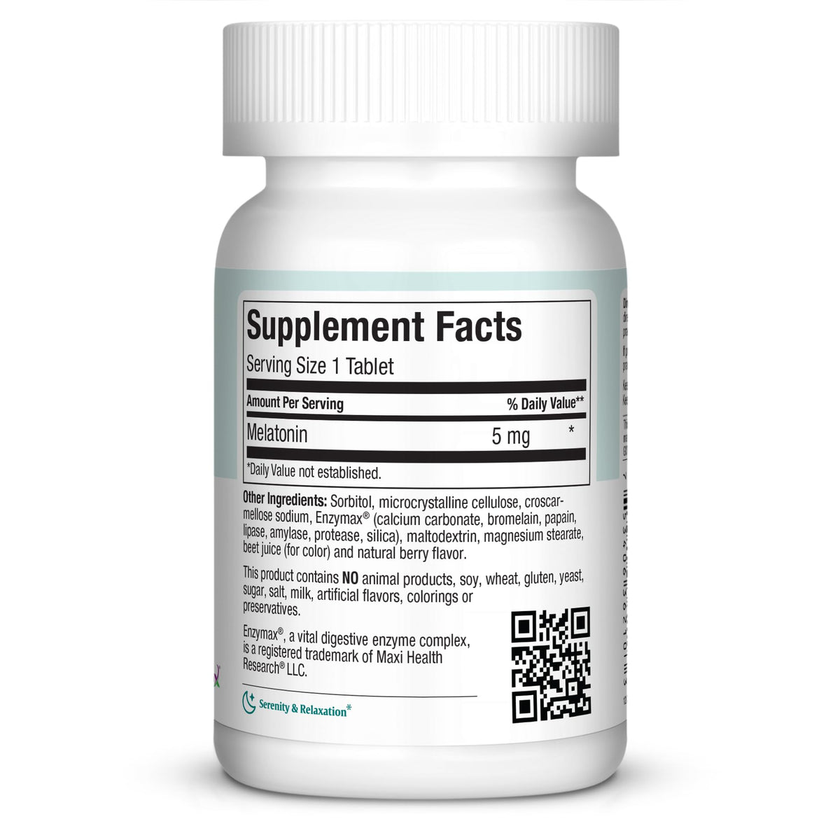 Maxi Health Chewable Melatonin 5mg Sleep Support - 100 Tablets - image 2