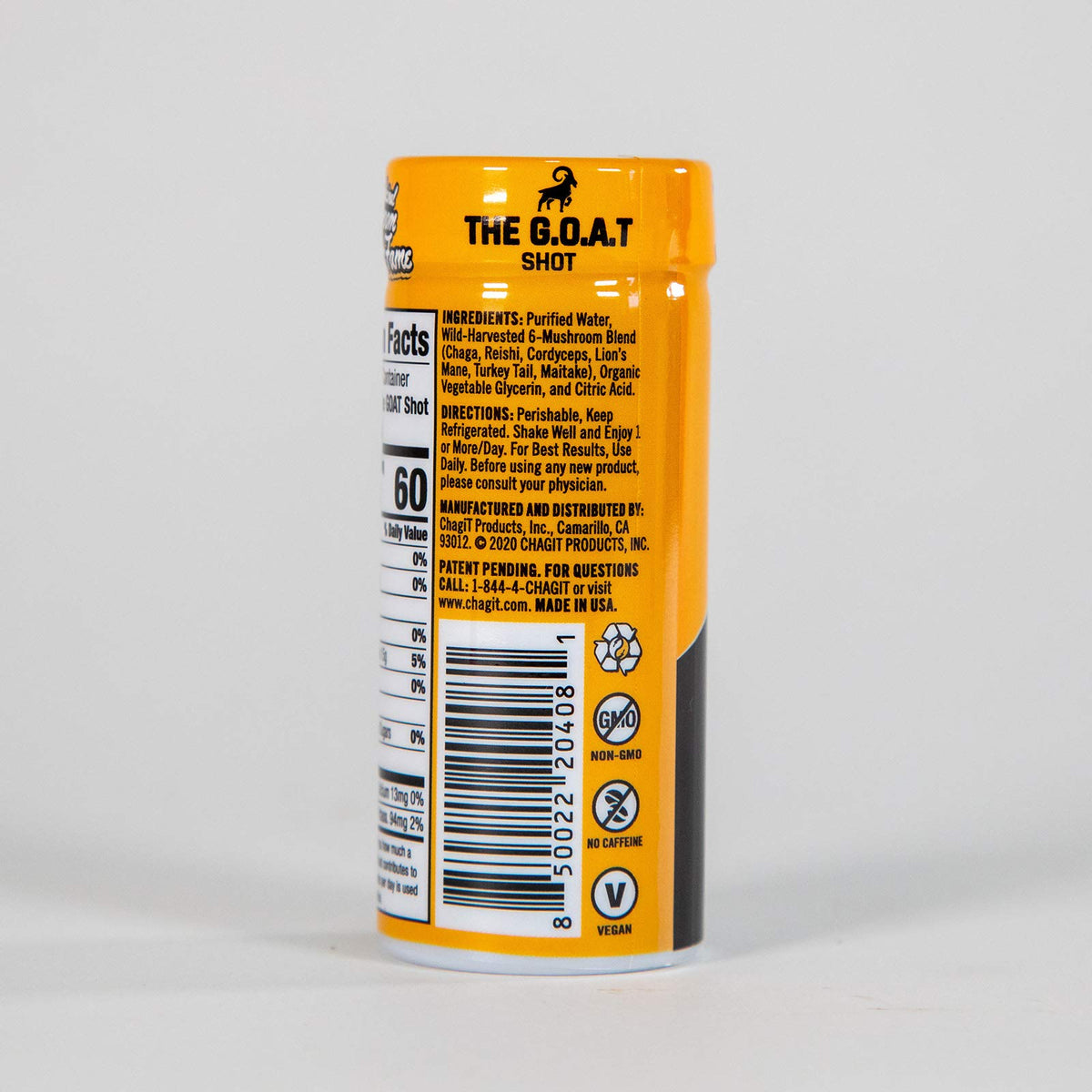 Chagit The G.O.A.T. Shot Functional Mushroom Liquid - 30 Fl Oz - image 4
