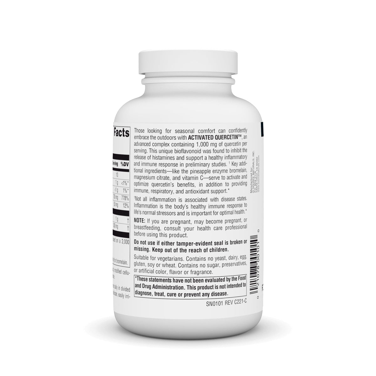 Source Naturals Activated Quercetin - Plant-Derived Bioflavonoid