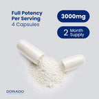 DORADO NUTRITION L-Citrulline 3000mg - 240 Capsules - image 9