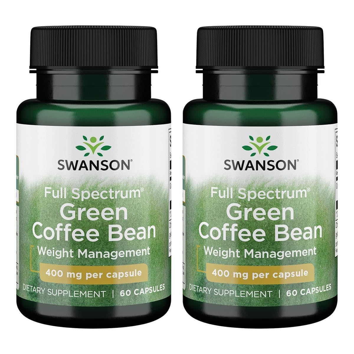 Swanson Full Spectrum Green Coffee Bean 400 mg - 120 Capsules