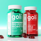 Goli Pre Pro Postbiotic Gummies - Worlds First 3-in-1 Formula