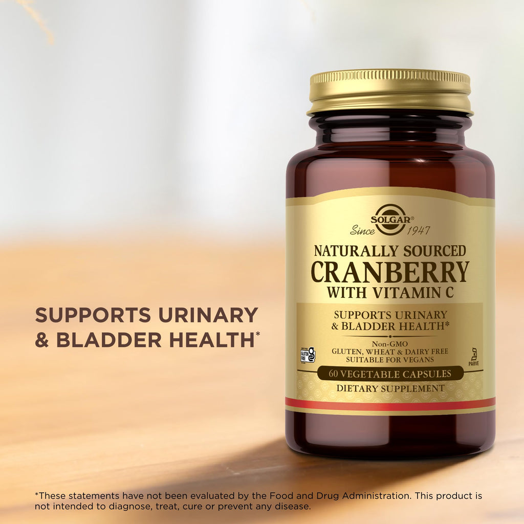 Solgar Cranberry with Vitamin C - 60 Vegetable Capsules - image 5