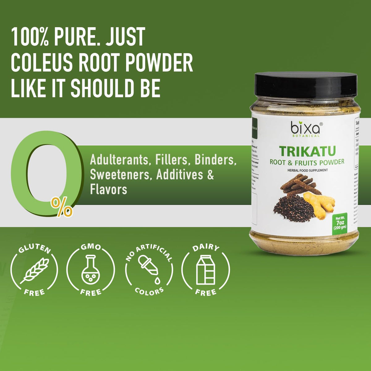 bixa BOTANICAL Trikatu Powder - 200 Grams - image 5