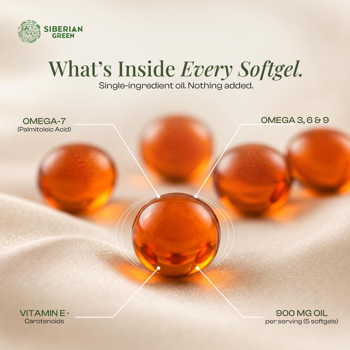 Siberian Sea Oil Capsules 200 Softgels