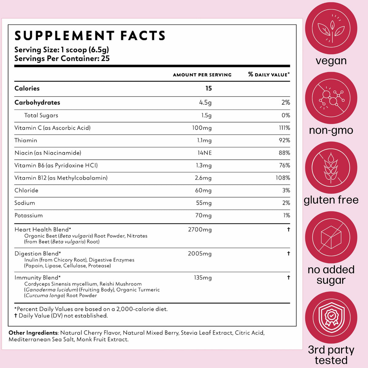 Natrava Beets+ Organic Beet Root Powder for Energy & Heart Health - image 6
