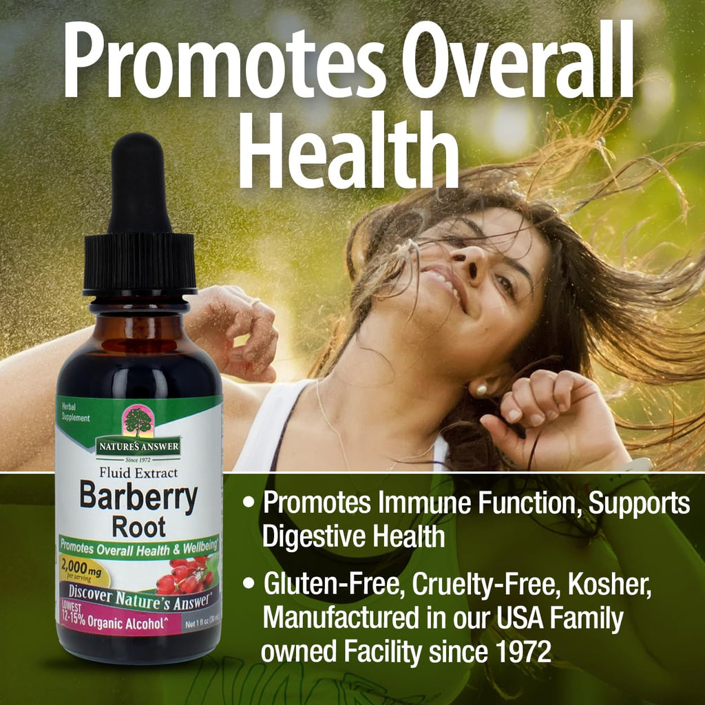 Nature's Answer Barberry Root Extract Liquid - 1 Fl Oz - image 5